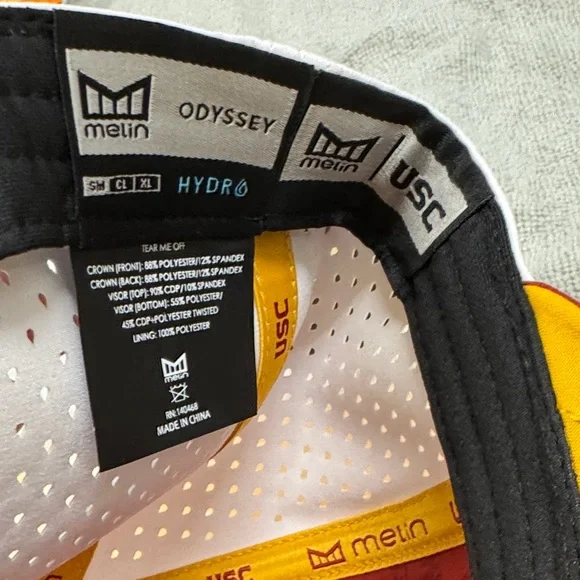 Melin Small White and Red SC Logo Cap - Picture 13 of 13